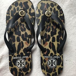 Gently Used Tory Burch Flip Flops Size 7